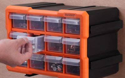 Organizador caixa de armazenamento transparente para ferramentas parafusos 36 compartimentos: A Solução Ideal para Organização e Eficiência