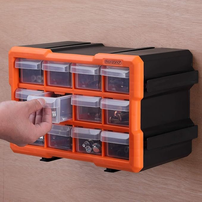 Organizador caixa de armazenamento transparente para ferramentas parafusos 36 compartimentos: A Solução Ideal para Organização e Eficiência