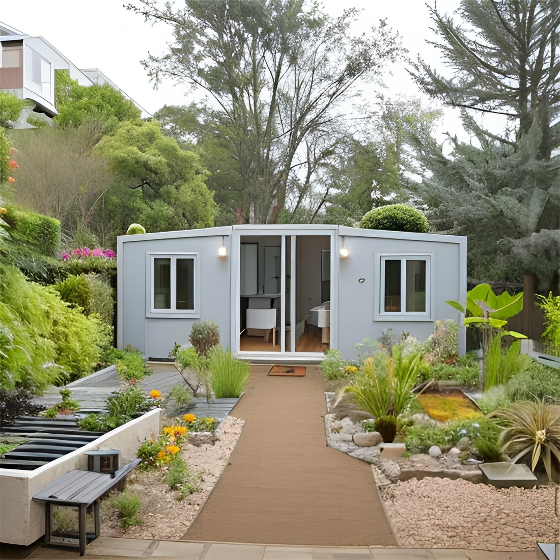 Casa Prefabricada Exterior Jardin
