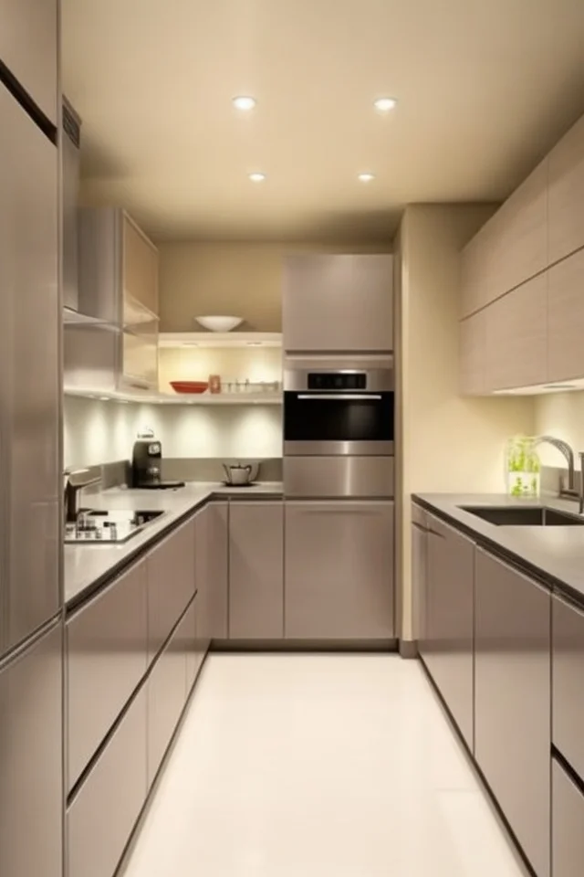 projects_showcased_02 Modern kitchen with glossy finish