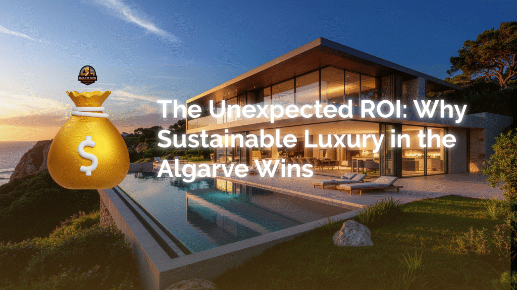Luxury sustainable villa in Algarve with ocean view and infinity pool – highlighting Algarve investment opportunities and strong ROI in Portugal.